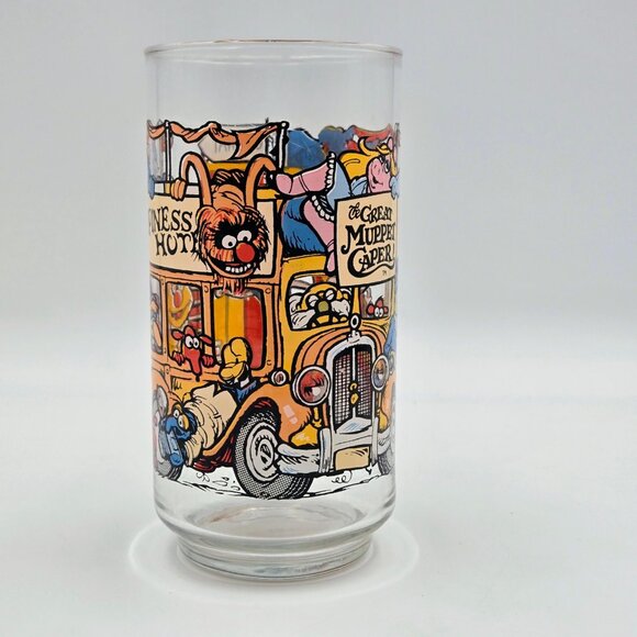 McDonald’s 1981 The Great Muppet Caper Happiness Hotel Vintage Glass Muppets Rea - Picture 8 of 12
